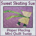 Sweet Skating Sue Mini Quilt Swap