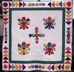 Flying Geese Applique Quilt