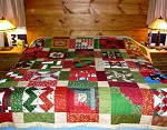 Christmas quilt (Linda)