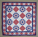 Fourth of July kaleidoscope  quilt
