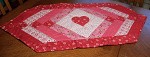 Braided Hearts Table Runner