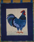 Blue rooster