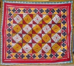 Maya - Traditional handmade applique ralli quilt