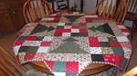 Christmas Patch Tree Skirt/Quilt