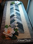 Table Runner with Water Lilies