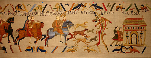 Part of the Bayeux Tapestry