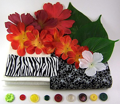Silk Flower Quilt Kit