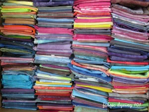 hand-dyed fabrics