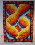 Fire and Water-Twisted Bargello