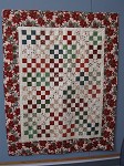 9 Patch Party Christmas Quilt