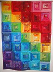 Rainbow quilt (Turid Bakken)
