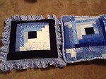 Pillows blue