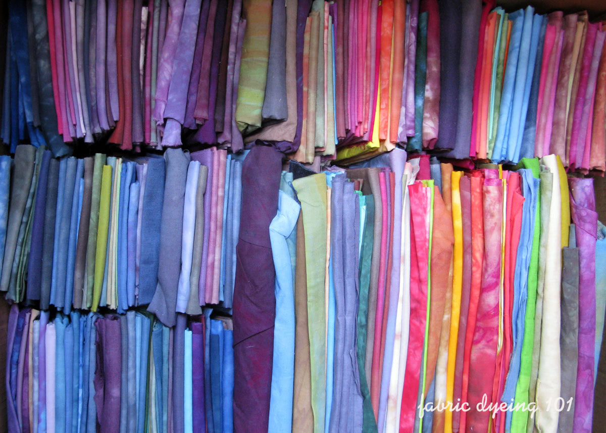 hand-dyed fabrics